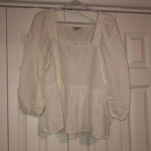 NWT Madewell gauze top